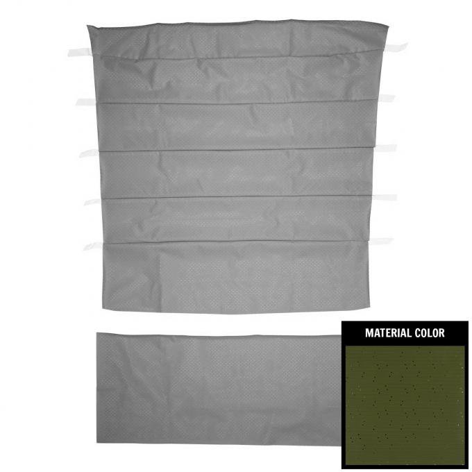 PUI Interiors 1970-1973 Camaro/Firebird Standard Dark Green Perforated Headliner 70FH109BN