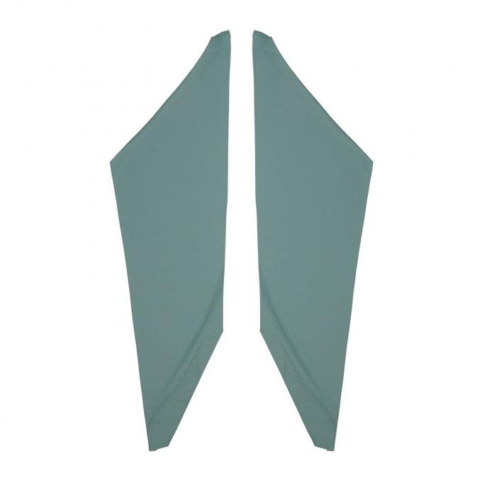 PUI Interiors 1967-1969 Camaro/Firebird Teal Perforated Earmuff Boards 67FHB114B