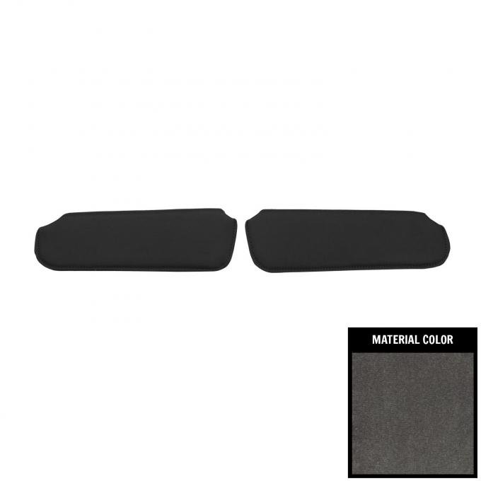 PUI Interiors 1982-1992 Camaro/Firebird Charcoal Sun Visors 82FV1769