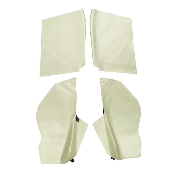 PUI Interiors 1967 & 1969 Pontiac Firebird Convertible Parchment Rear Arm Rest Covers 67FR27