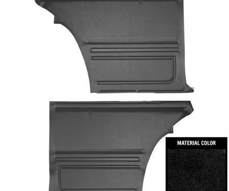 PUI Interiors 1967 Camaro/Firebird Hardtop Platinum Edition Black Rear Door Panels 67FD10C