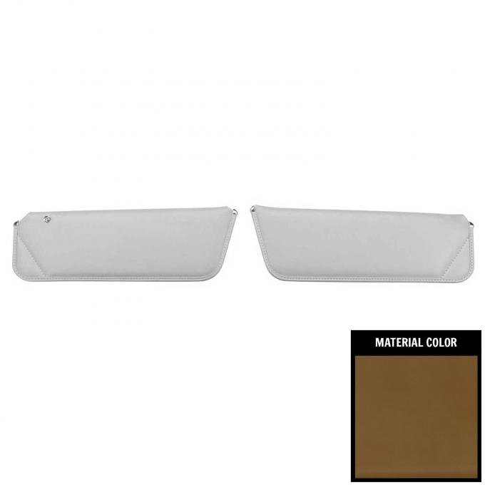 PUI Interiors 1974-1976 Camaro/Firebird Saddle Sun Visors 74FV36