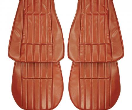 PUI Interiors 1977 Chevrolet Camaro Standard Firethorn Front Bucket Seat Covers 77FS45U