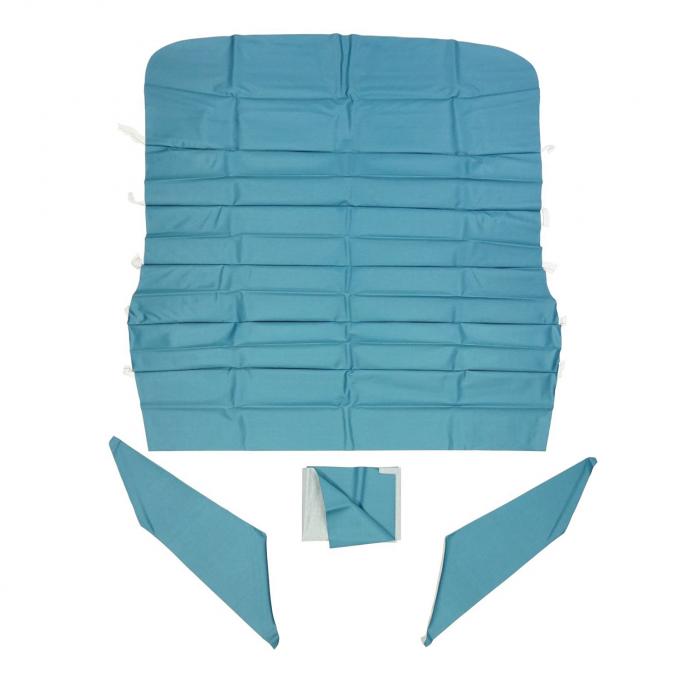 PUI Interiors 1967 Camaro/Firebird Bright Blue Surrey Headliner W/Earmuff Boards 67FH106S