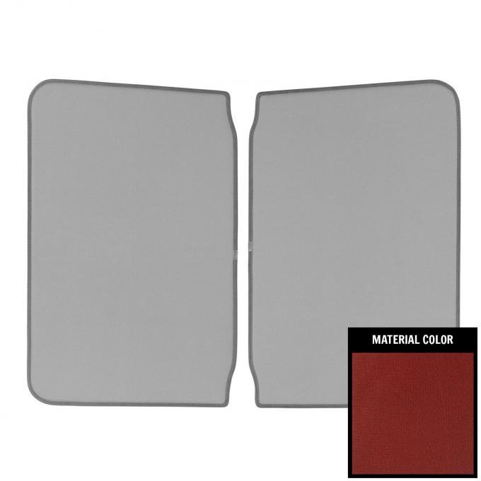 PUI Interiors 1982-1992 Camaro/Firebird Red T-Top Sun Shade 82FTTS07