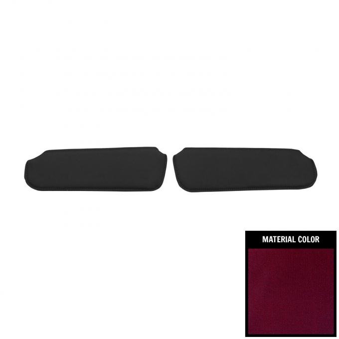 PUI Interiors 1982-1992 Camaro/Firebird Maroon Sun Visors 82FV01