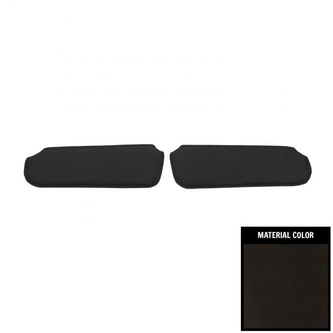 PUI Interiors 1982-1992 Camaro/Firebird Black Sun Visors 82FV05