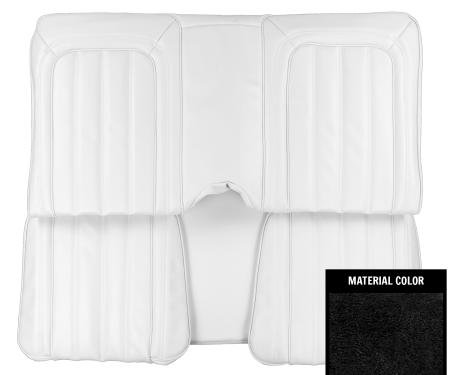 PUI Interiors 1977 Pontiac Firebird Hardtop Deluxe Black Vinyl Rear Bench Seat Cover 77HS10C