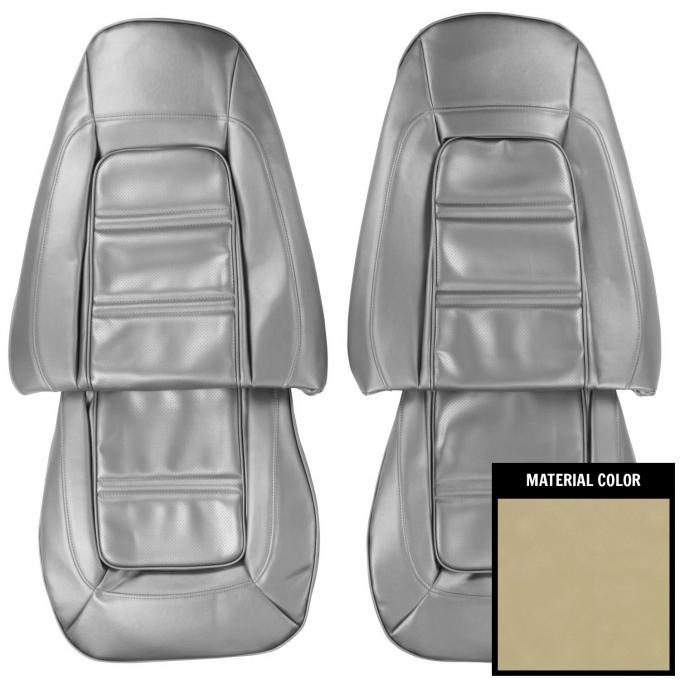 PUI Interiors 1973-1975 Pontiac Firebird Deluxe Covert Front Bucket Seat Covers 73HS29U