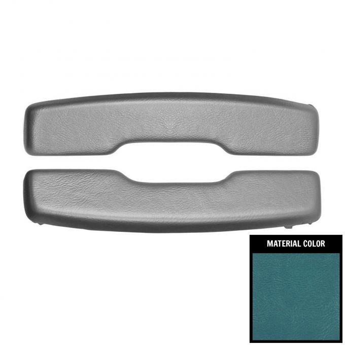 PUI Interiors 1966-1967 Chevrolet Nova Blue Front Arm Rest Pads ARP5-14