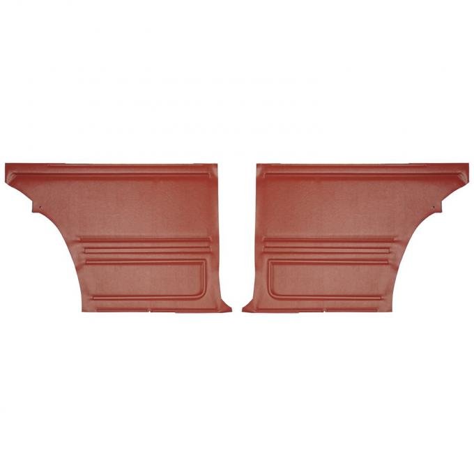 PUI Interiors 1967 Camaro/Firebird Hardtop Platinum Edition Red Rear Door Panels 67FD30C