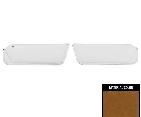 PUI Interiors 1977-1981 Camaro/Firebird Camel Sun Visors 77FV48