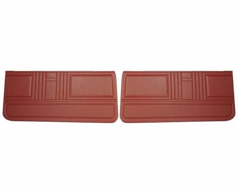 PUI Interiors 1967 Camaro/Firebird Platinum Edition Red Front Door Panels 67FD30