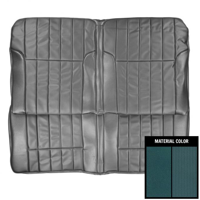 PUI Interiors 1968 Pontiac Firebird Deluxe Medium Blue Stationary Rear Bench Seat Cover 68HS17CS