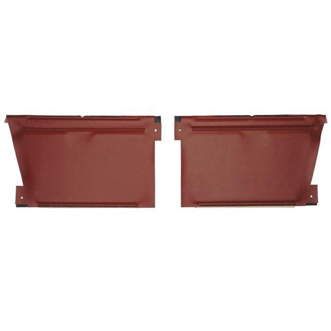 PUI Interiors 1967 Camaro/Firebird Convertible Platinum Edition Red Rear Door Panels 67FD30V