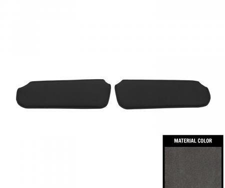 PUI Interiors 1982-1992 Camaro/Firebird Charcoal Sun Visors 82FV1769