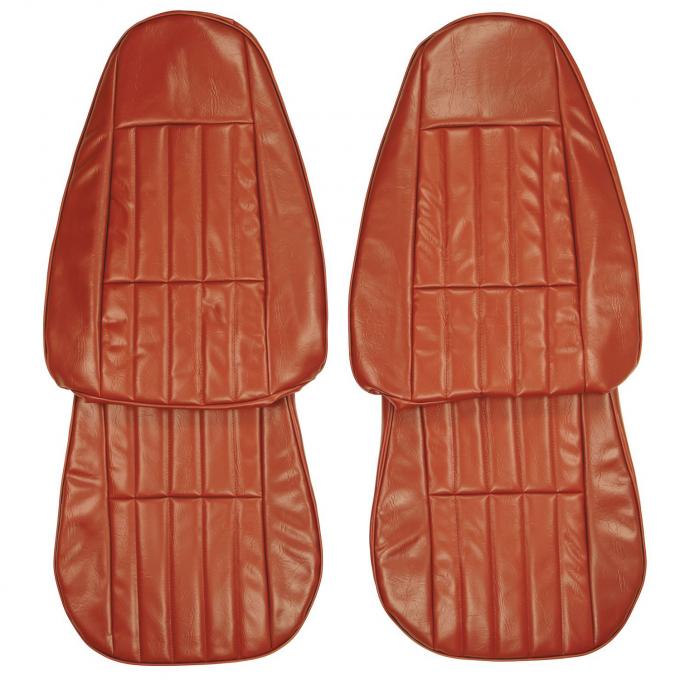 PUI Interiors 1980 Chevrolet Camaro Standard Carmine Front Bucket Seat Covers 80FS38U