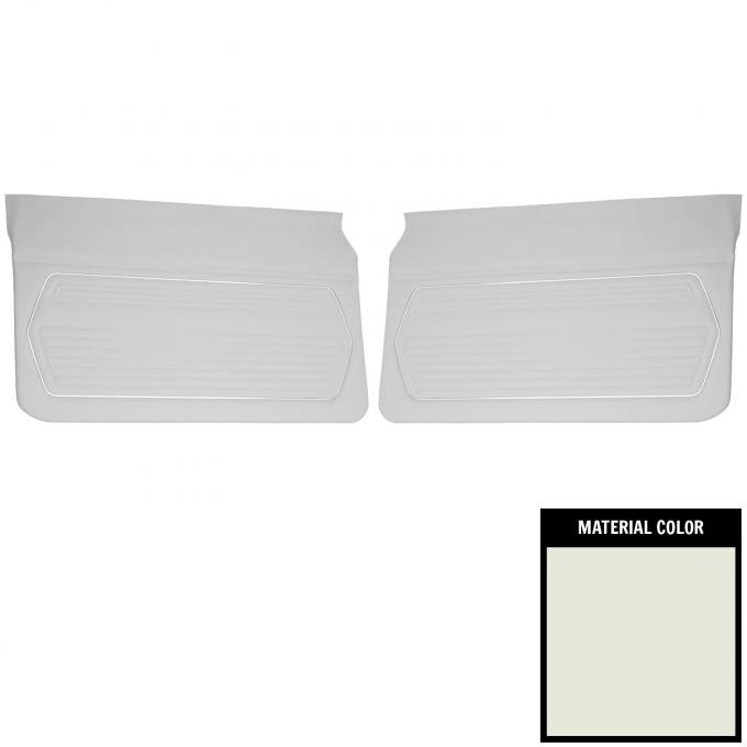 PUI Interiors 1969 Chevrolet Camaro Standard White Front Door Panels D225