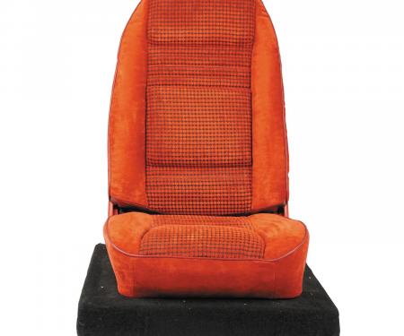 PUI Interiors 1979-1980 Pontiac Firebird Custom Cloth Carmine Front Bucket Seat Covers 79HSC38U