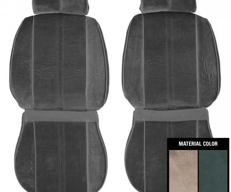 PUI Interiors 1984-1986 Chevrolet Camaro Z28 Gray Front Bucket Seat Covers 84DSC02U