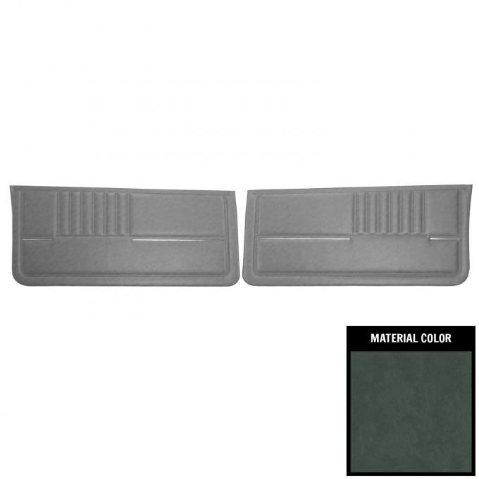 PUI Interiors 1982-1985 Chevrolet Camaro Standard Standard Gray Front Door Panels 82FD02
