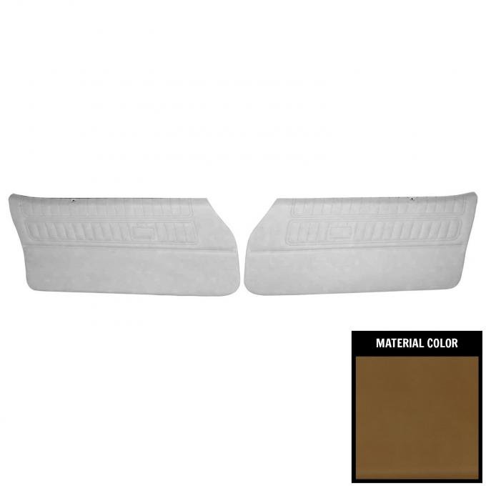 PUI Interiors 1970 Pontiac Firebird Standard Pre-Assembled Saddle Front Door Panels 70ED36-P
