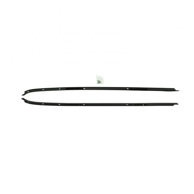 1970-1981 Camaro & Firebird Outer Window Felts – No Chrome Bead, Pair, USA Made