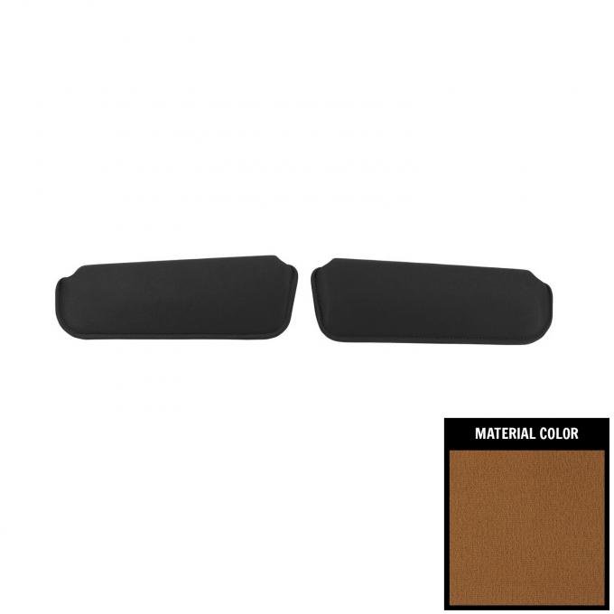 PUI Interiors 1982-1992 Camaro/Firebird T-Top/Covertible Camel Sun Visors 82FV04T