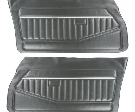 PUI Interiors 1978-1981 Chevrolet Camaro/Pontiac Firebird Black Front Door Panels 78FD70