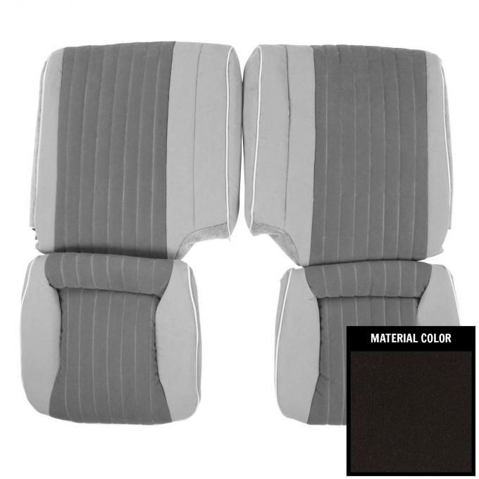 PUI Interiors 1985-1986 Pontiac Firebird/Trans Am Black Fold Down Rear Seat Cover 85ES1917F
