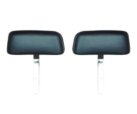 PUI Interiors 1969 Camaro/Firebird Pre-Assembled Bent Bar Metallic Blue Headrests 69FH16U-PB