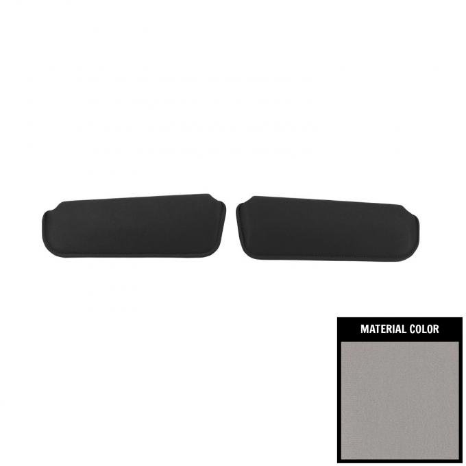 PUI Interiors 1982-1992 Camaro/Firebird T-Top/Covertible Gray Sun Visors 82FV06T