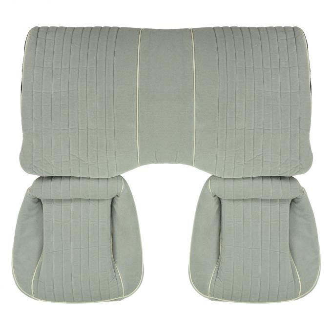 PUI Interiors 1982-83 Camaro Berlinetta Custom Cloth Hardtop Light Gray Rear Bench Seat Cover 82DSC02C