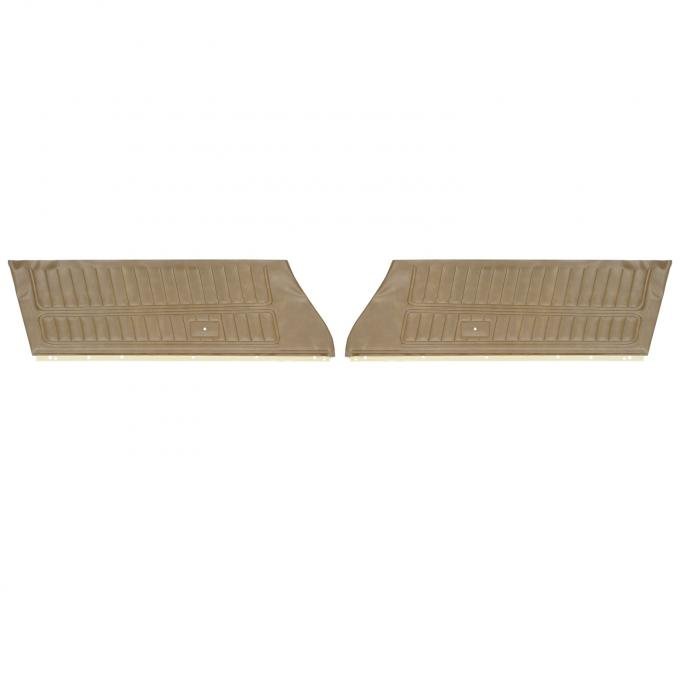 PUI Interiors 1972-1975 Camaro/Firebird Standard Dark Saddle Front Door Panels 76FD42