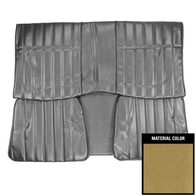PUI Interiors 1977 Chevrolet Camaro Hardtop Standard Saddle Rear Bench Seat Cover 77FS36C