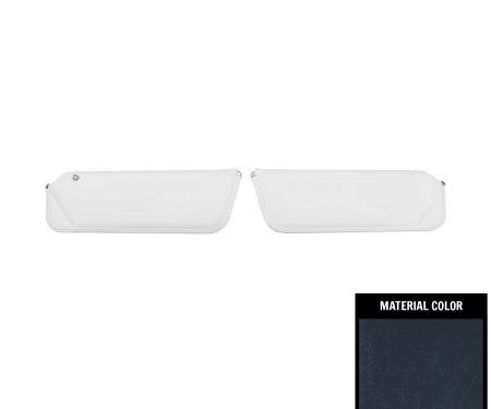 PUI Interiors 1977-1981 Camaro/Firebird Navy Blue Sun Visors 77FV18