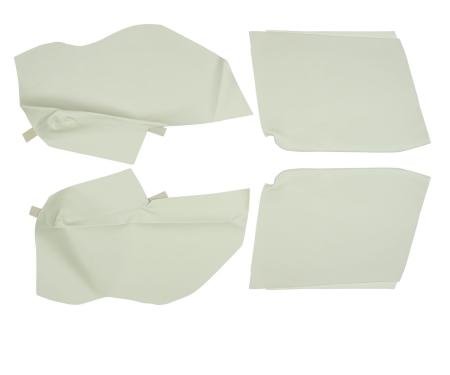 PUI Interiors 1969 Chevrolet Camaro Convertible White Rear Arm Rest Covers 67FR37