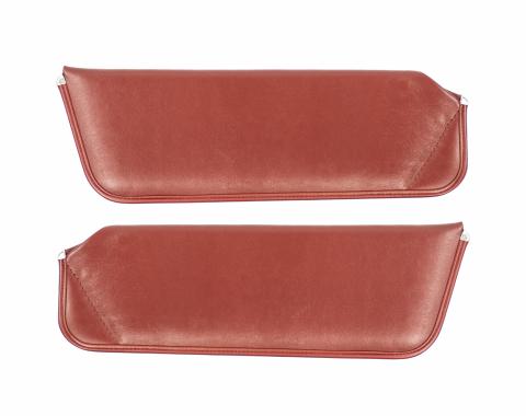 PUI Interiors 1977-1981 Camaro/Firebird Carmine Sun Visors 77FV38