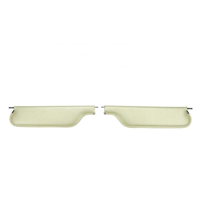 PUI Interiors 1967-1969 Camaro/Firebird Convertible Parchment Sun Visors SV927V