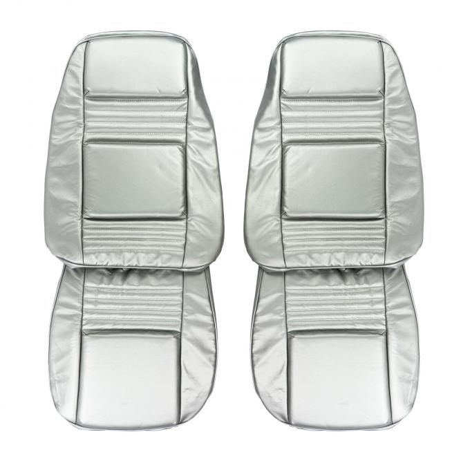 PUI Interiors 1979 Pontiac Firebird Silver Anniversary Leather Front Bucket Seat Covers 79HSSLU