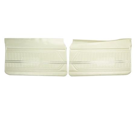 PUI Interiors 1969 Pontiac Firebird Standard Parchment Front Door Panels D603