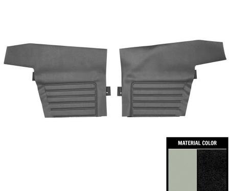PUI Interiors 1968 Chevrolet Camaro Convertible Platinum Edition White Rear Door Panels 68FD37V