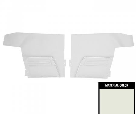 PUI Interiors 1969 Chevrolet Camaro Standard Convertible White Rear Door Panels D225V