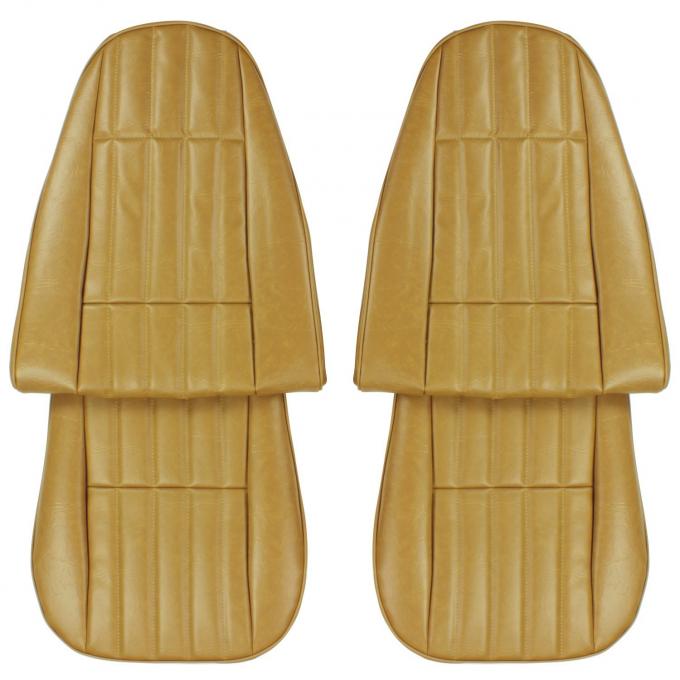 PUI Interiors 1979 Pontiac Firebird Standard Camel Front Bucket Seat Covers 79ES48U