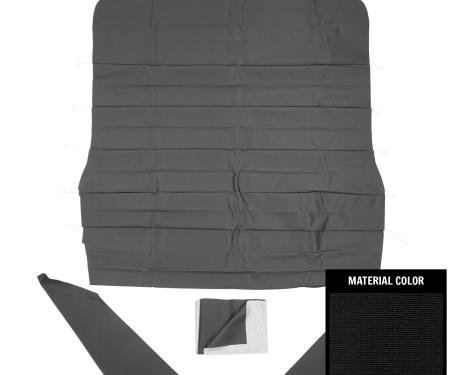 PUI Interiors 1967 Chevrolet Camaro/Pontiac Firebird Black Surrey Headliner W/Earmuff Boards 67FH100S