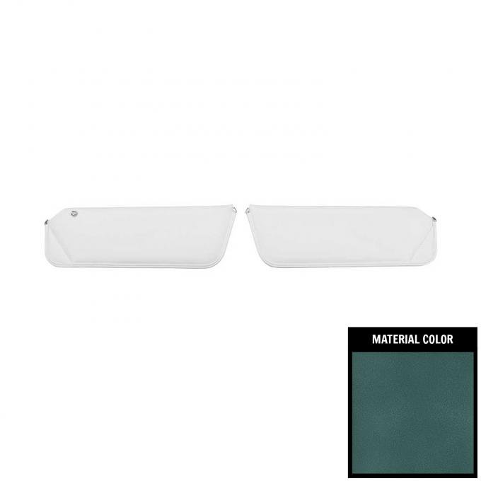 PUI Interiors 1977-1981 Camaro/Firebird Light Blue Sun Visors 77FV90