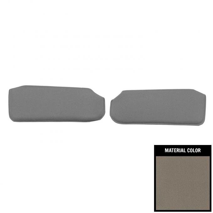 PUI Interiors 1993-2002 Camaro/Firebird Gray Sun Visors W/O Mirror 93FV2005