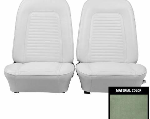 PUI Interiors 1969 Camaro Standard Pre-Assembled Dark Metallic Green Front Bucket Seats 69FS24U-P