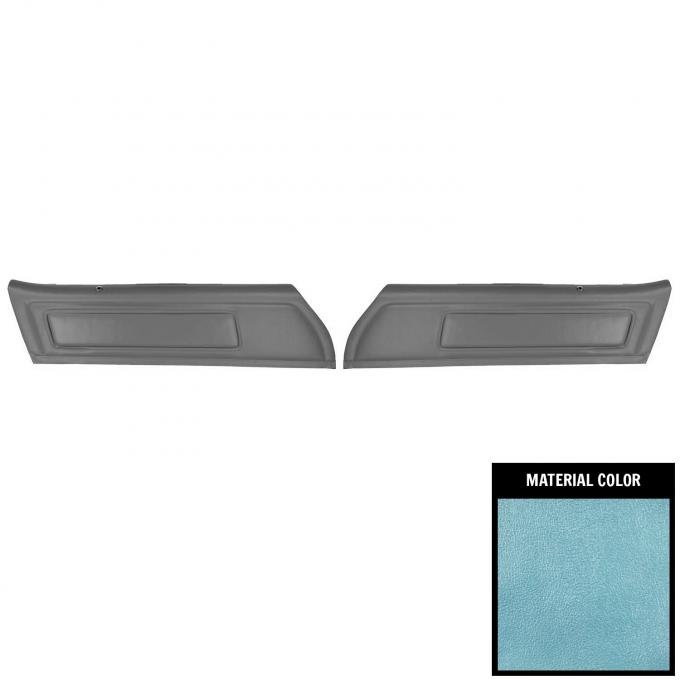 PUI Interiors 1976 Pontiac Firebird Deluxe Pre-Assembled Light Blue Front Door Panels 73HD12-P