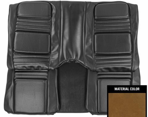 PUI Interiors 1978-1981 Pontiac Firebird Hardtop Deluxe Camel Rear Bench Seat Cover 78HS48C